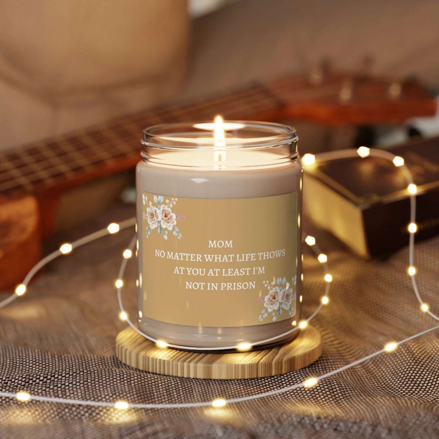 Mom At Least I'm Not in Prison Scented Soy Candle, 9oz