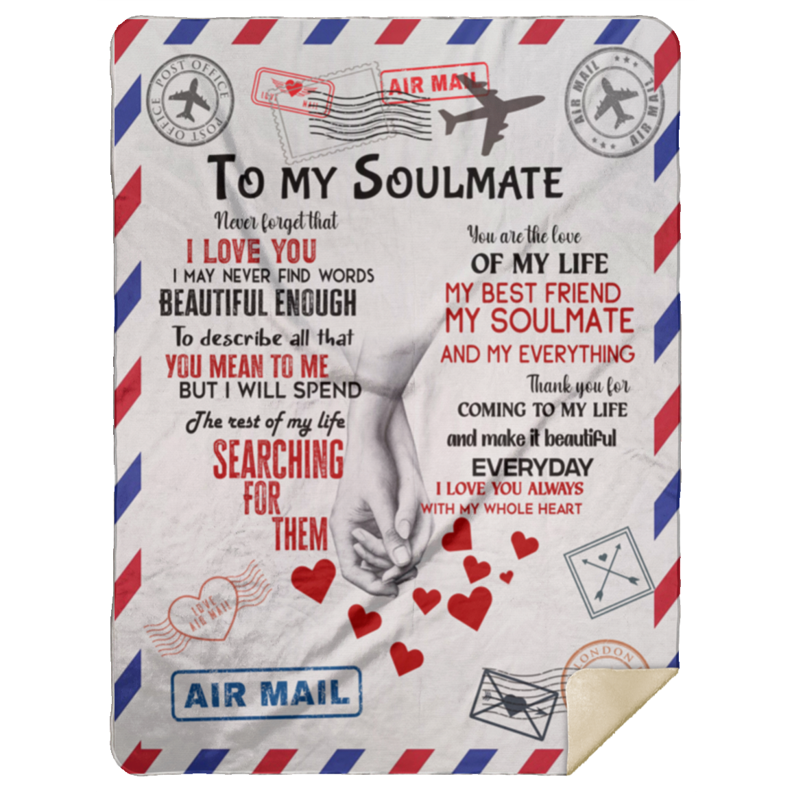 To My Soulmate | Air Mail | Premium Plush