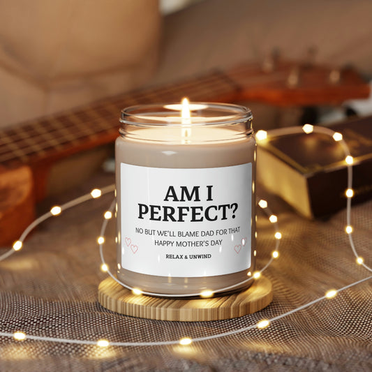 Am I Perfect? Scented Soy Candle, 9oz