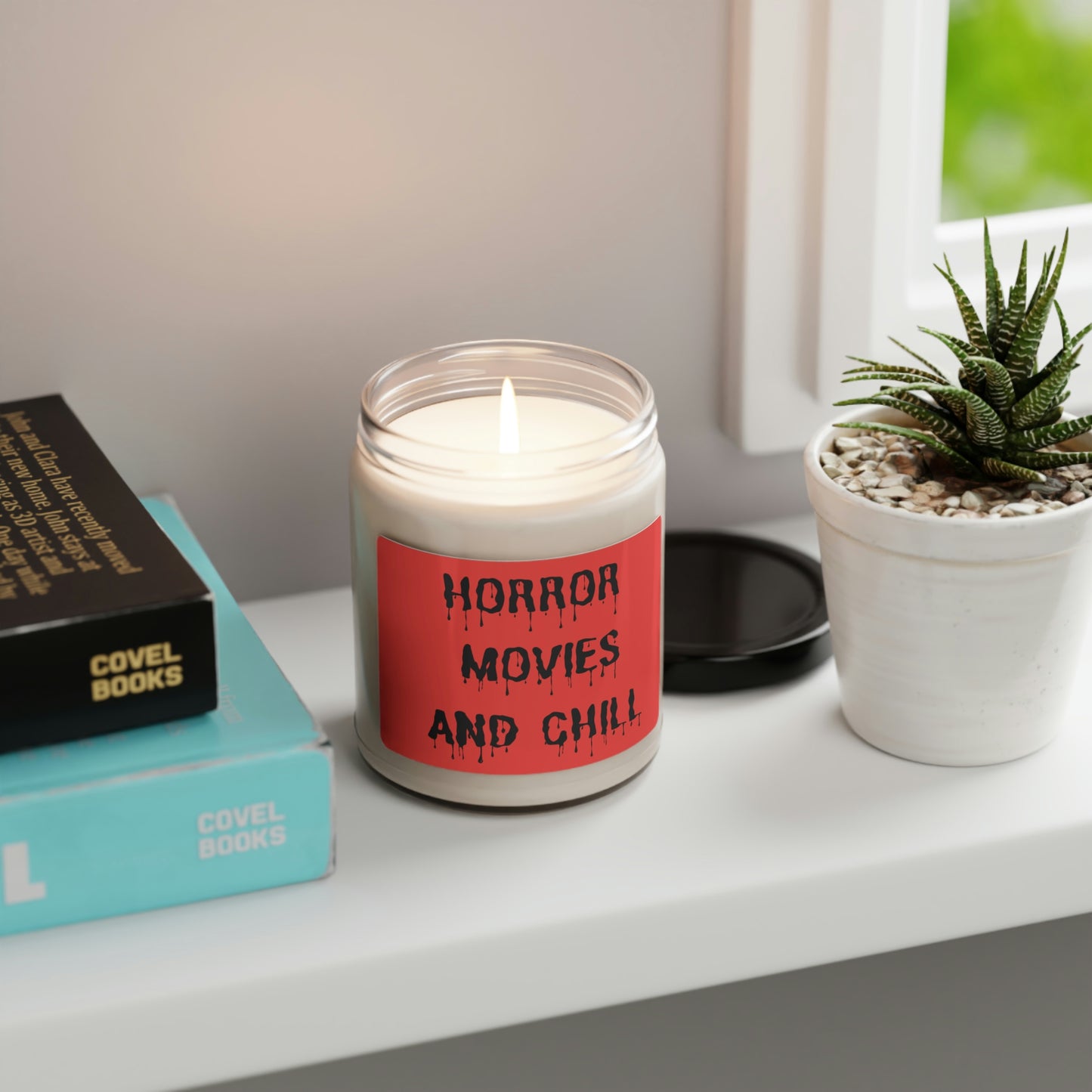 Horror Movies And Chill Scented Soy Candle, 9oz