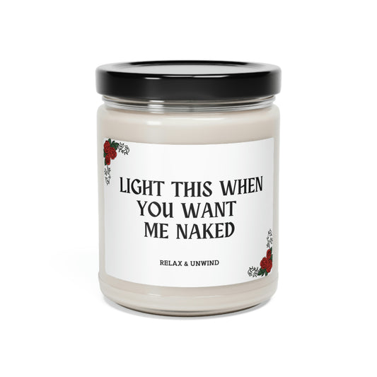 Light This When Scented Soy Candle, 9oz