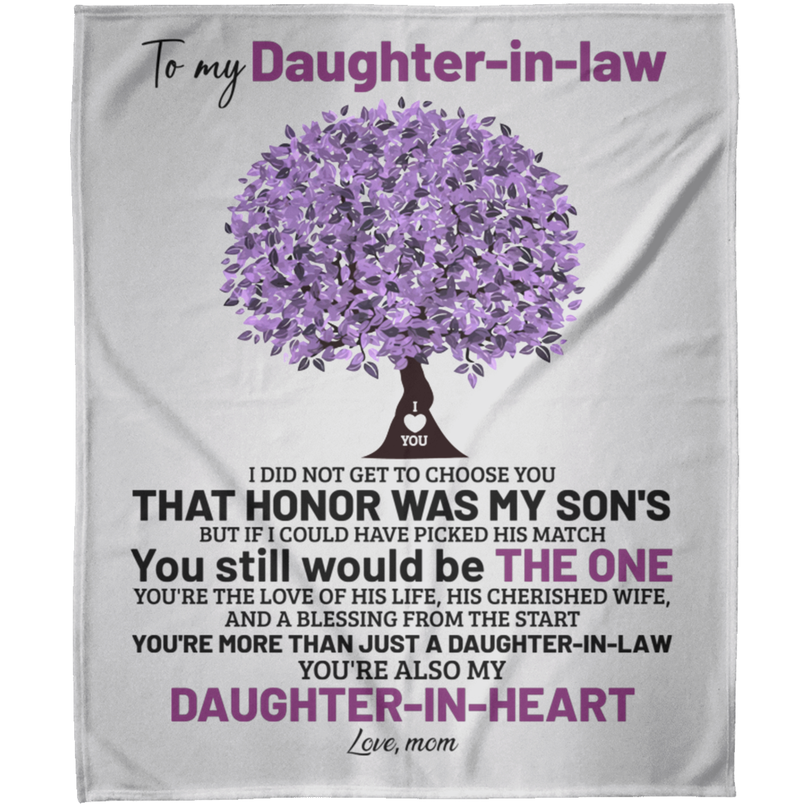 Daughter-In-Law Blanket | Premium Plush