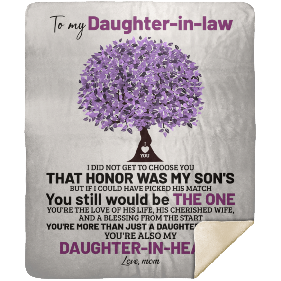 Daughter-In-Law Blanket | Premium Plush