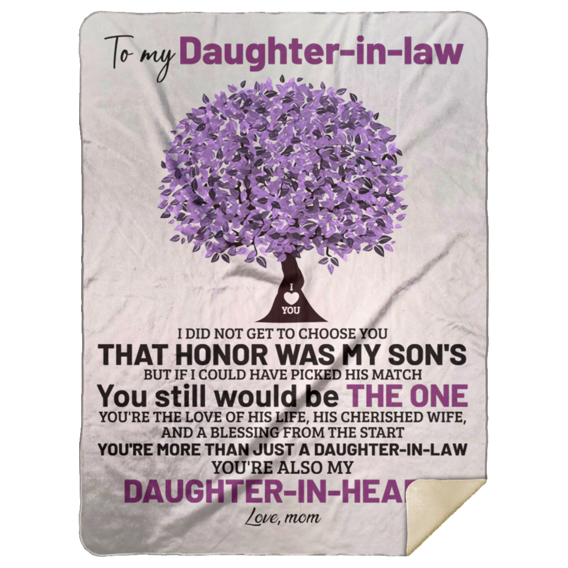 Daughter-In-Law Blanket | Premium Plush