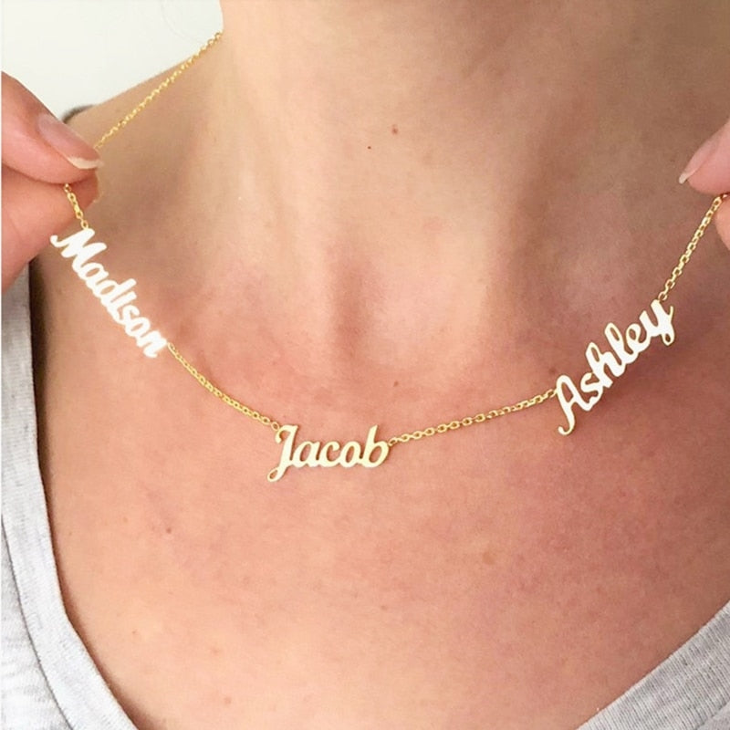 Customized Name Necklace (Up to 5 Names)