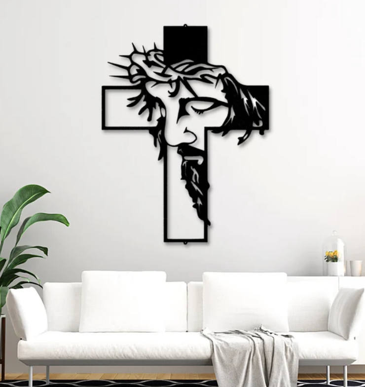 Christ Cross - Steel Sign