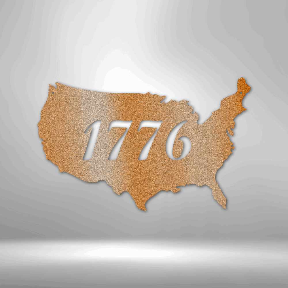 1776 - Steel Sign