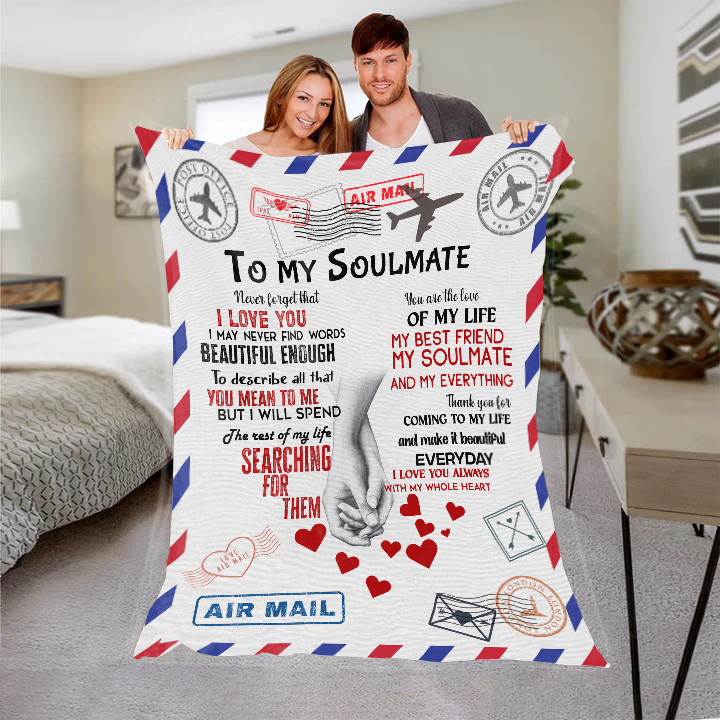 To My Soulmate | Air Mail | Premium Plush