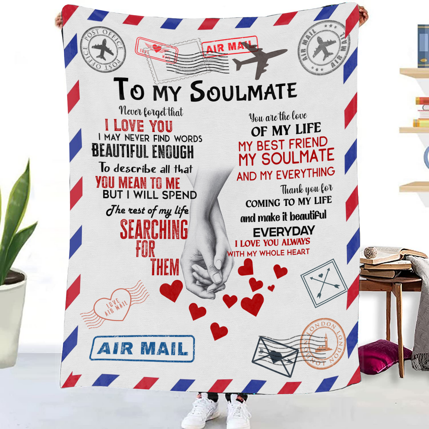 To My Soulmate | Air Mail | Premium Plush