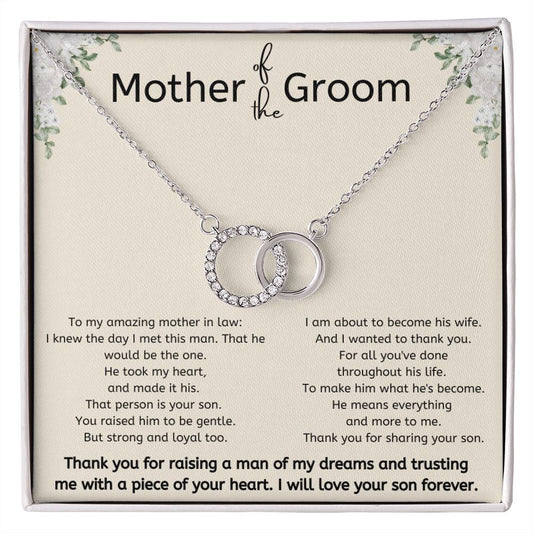 Mother of Groom gift from Bride - Interlocking Circles