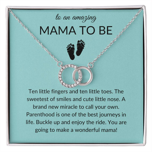 To An Amazing Mama to Be Necklace