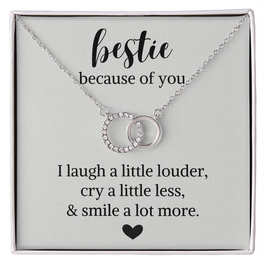 Bestie Because of You Necklace