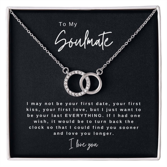 Soulmate I Would Turn Back the Clock Necklace