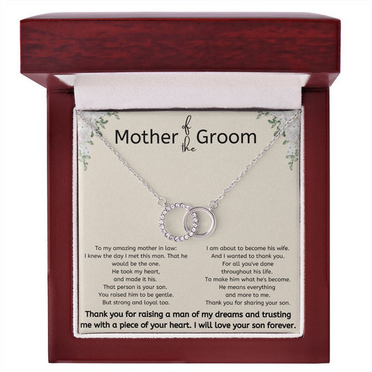 Mother of the Groom Gift from Bride - Interlocking Circles