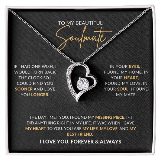 My Golden Beautiful Soulmate Necklace