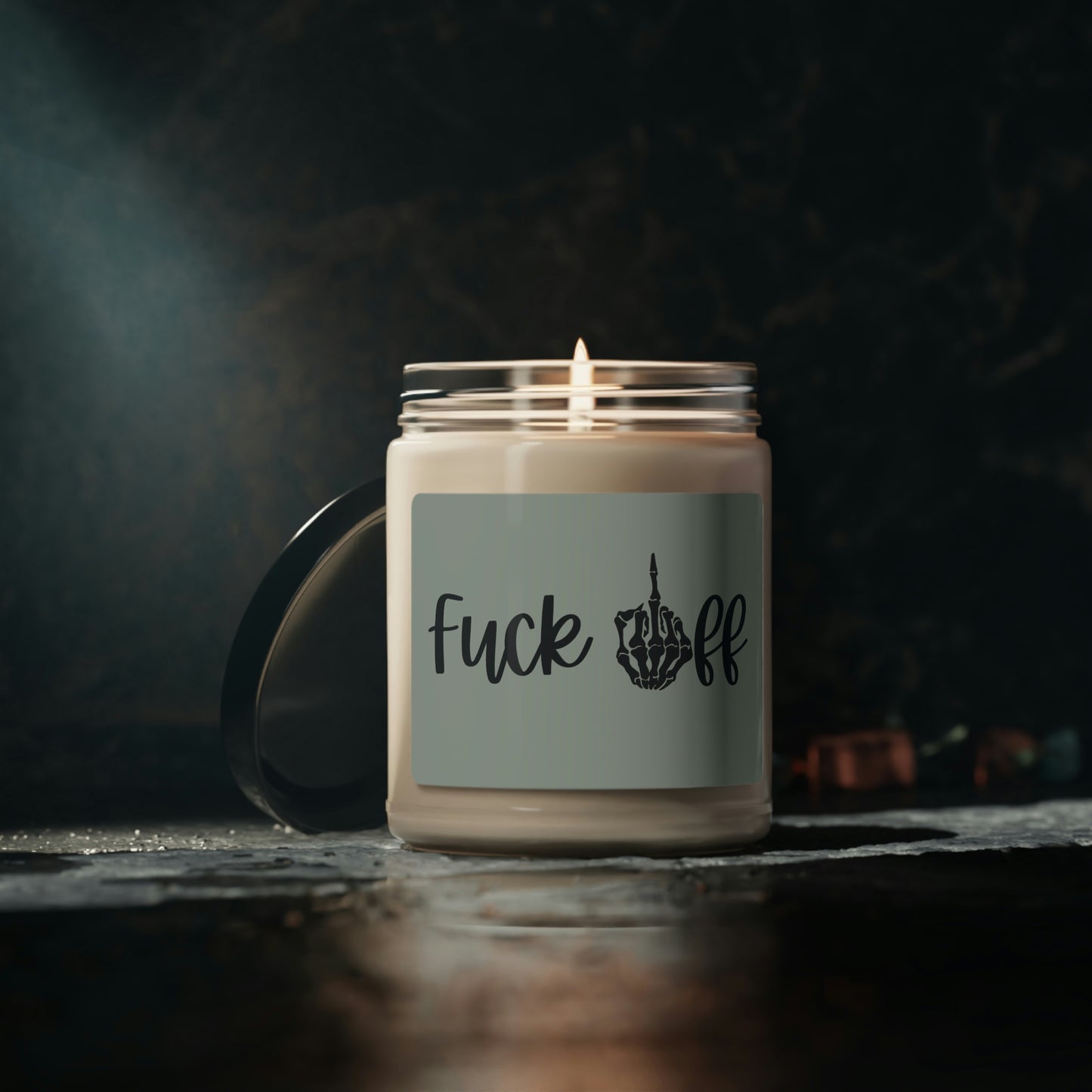 FK OFF Scented Soy Candle, 9oz